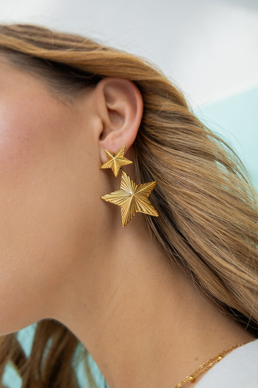 DOBLE STAR EARRINGS