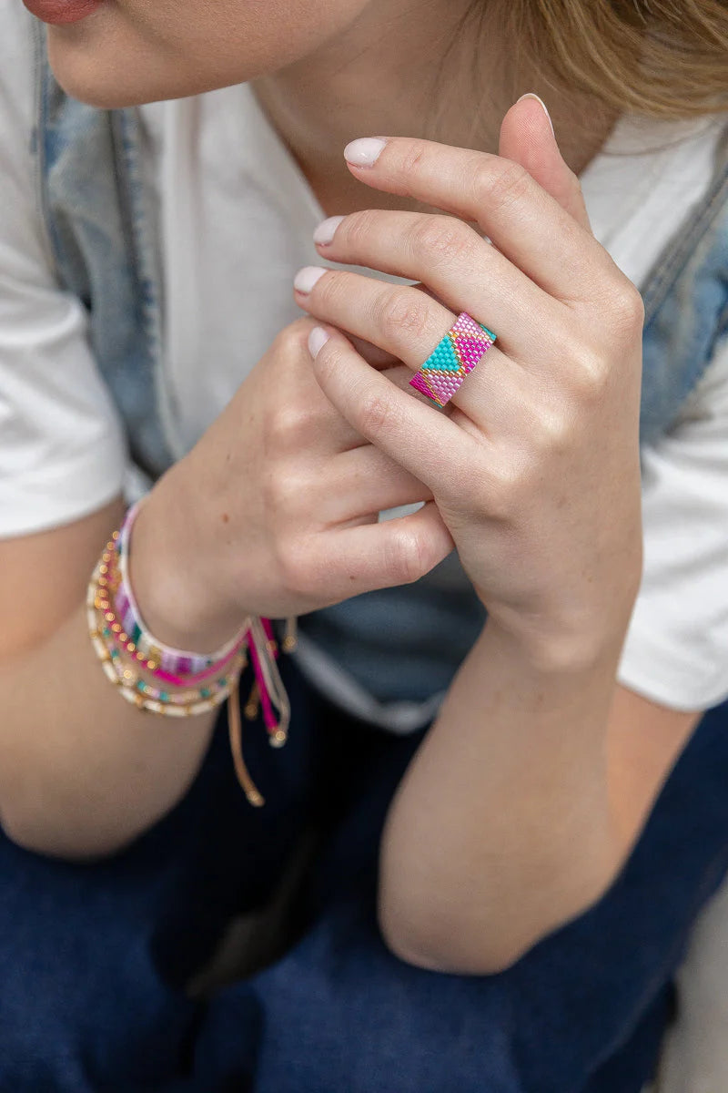 MIYUKI COLORFUL RING