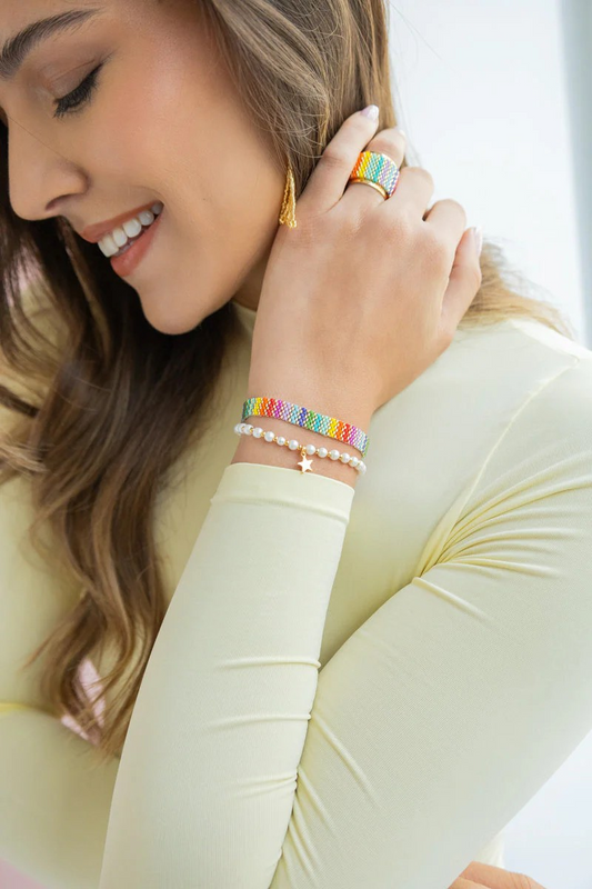 RAINBOW MIYUKI BRACELET