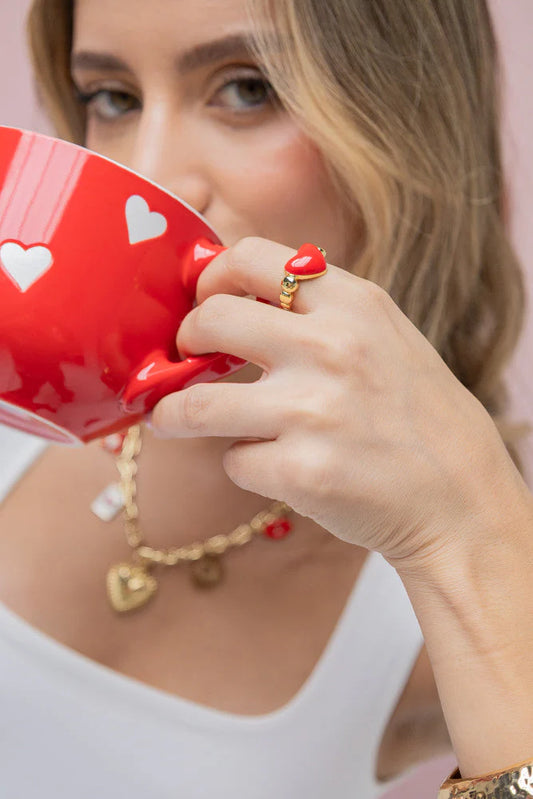 RED HEART RING