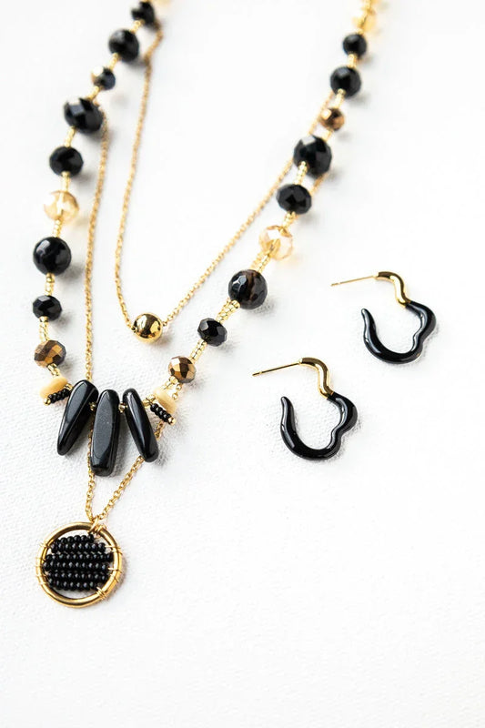 BLACK NECKLACE - Jabatzelet