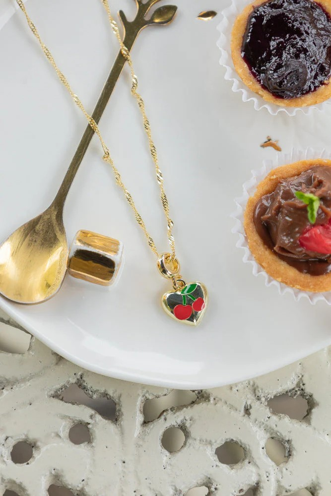 CHERRY HEART NECKLACE