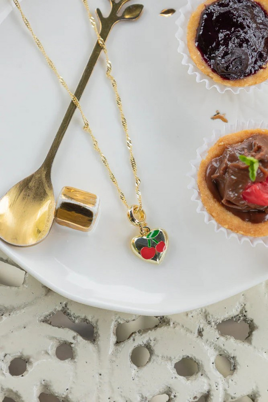 CHERRY HEART NECKLACE