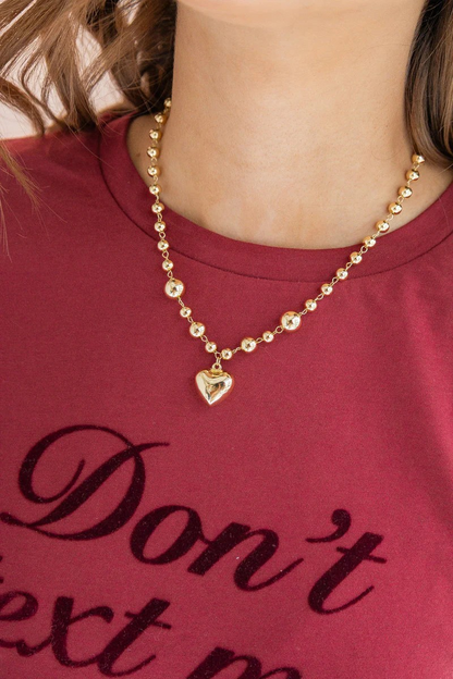 HEART SPHERES NECKLACE
